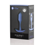 B-Vibe Snug Plug 1 (S) - Violet Intimates Adult Boutique