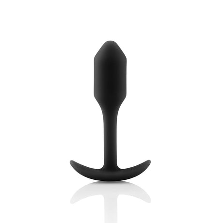 B-Vibe Snug Plug 1 (S) - Black Intimates Adult Boutique