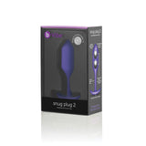 B-Vibe Snug Plug 2 (M) - Purple Intimates Adult Boutique