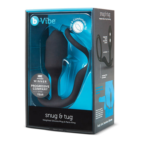 B-Vibe Snug & Tug Ring-Plug – Intimates Adult Boutique Intimates Adult Boutique