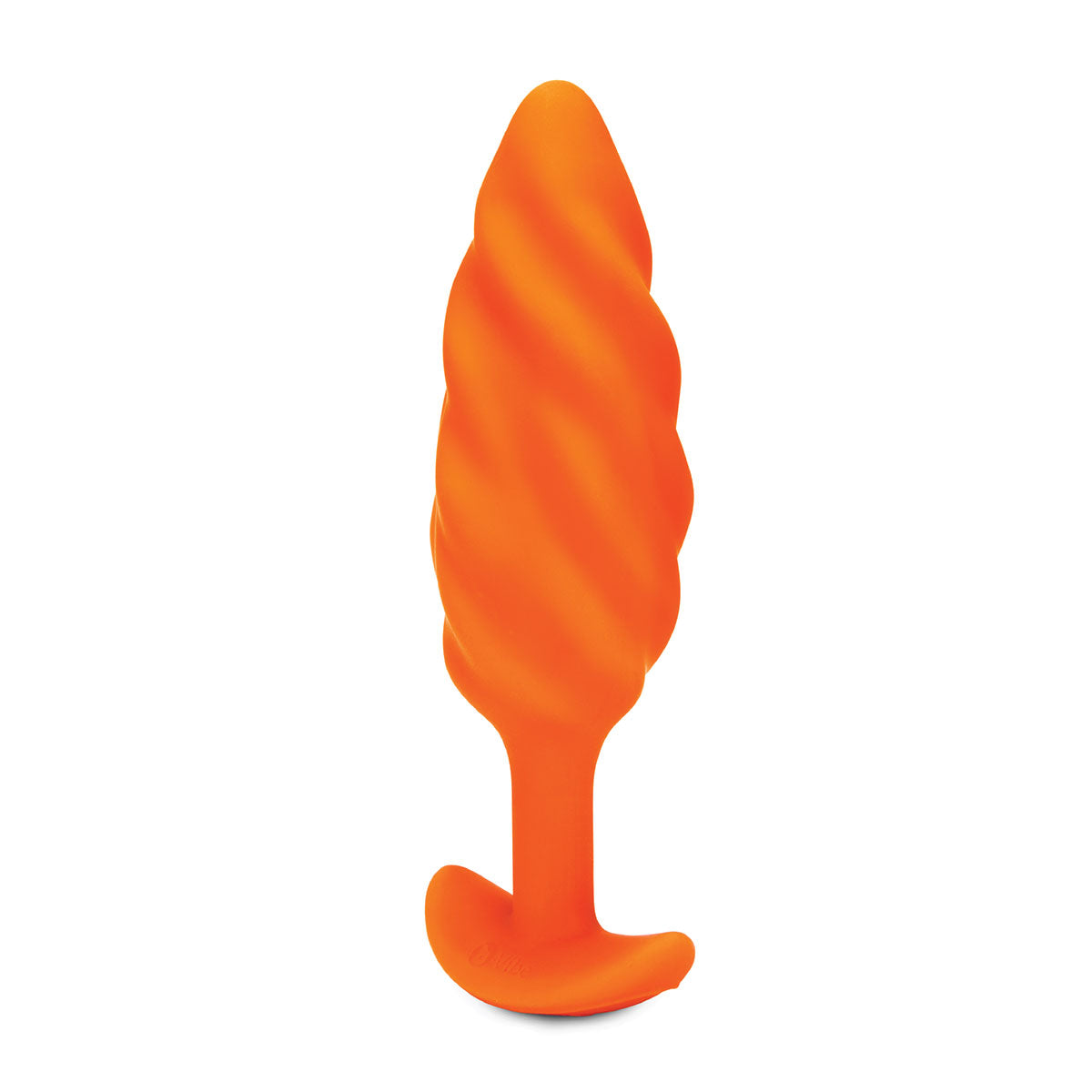 B-Vibe Texture Plug Swirl Orange (Medium) Intimates Adult Boutique