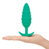 B-Vibe Texture Plug Twist Green (Large) Intimates Adult Boutique