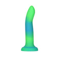 Addiction Glow-in-the-Dark Rave Dil 8" - Green Blue