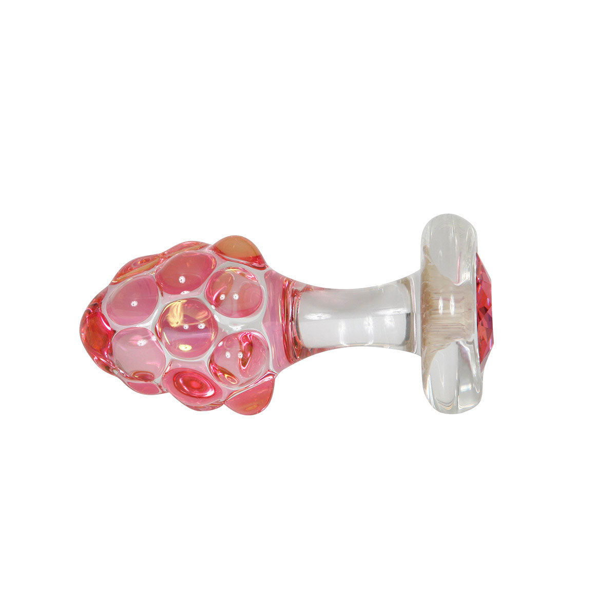 Crystal Delights Pineapple Delight Butt Plug with Pink Crystal Crystal Delights Pineapple Delight Butt Plug with Pink Crystal