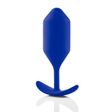 B-Vibe Snug Plug 4 (XL) - Navy Blue Intimates Adult Boutique