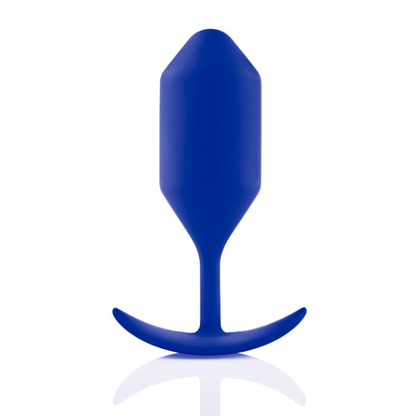 B-Vibe Snug Plug 4 (XL) - Navy Blue Intimates Adult Boutique