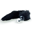 Crystal Delights Minx Tail Plug - Mongolian Black Intimates Adult Boutique