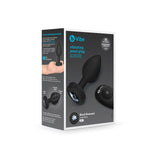 B-Vibe Vibrating Jewel Plug Medium-Large - Black