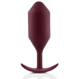 B-Vibe Snug Plug 5 (XXL) - Dark Red Intimates Adult Boutique