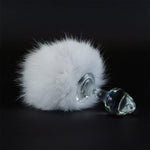 Crystal Delights Magnetic Bunny Tail  - White