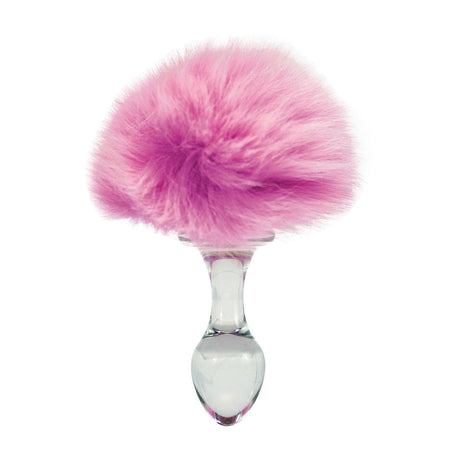 Crystal Delights Magnetic Bunny Tail  - Pink Intimates Adult Boutique