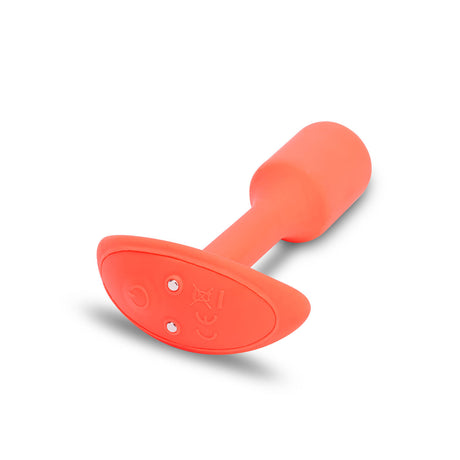 B-Vibe Vibrating Snug Plug 1 (S) - Orange Intimates Adult Boutique