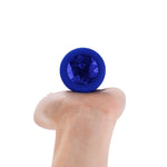 B-Vibe Vibrating Jewel Plug L-XL - Blue Sapphire
