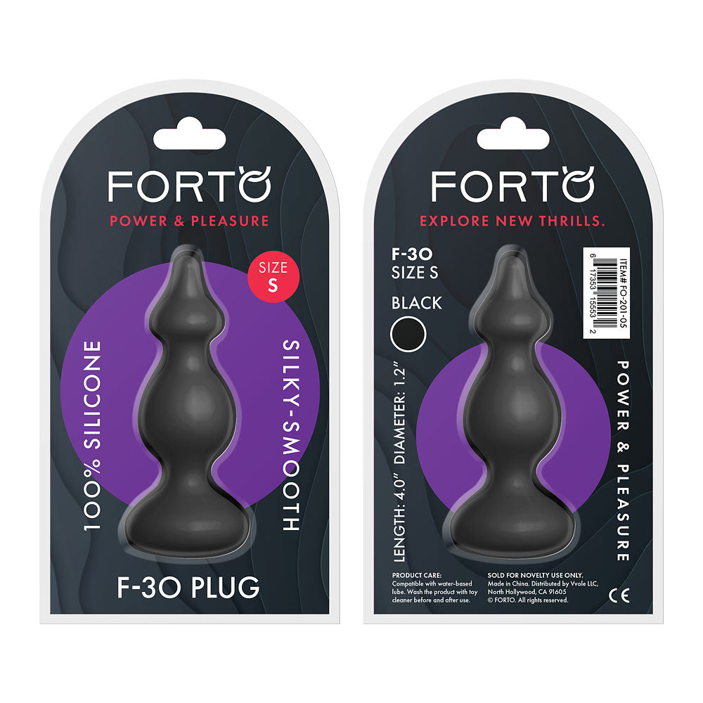 FORTO F-30 Pointer Black Small Intimates Adult Boutique