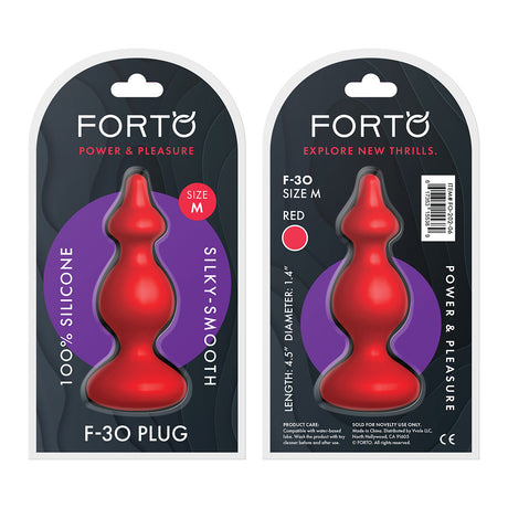 FORTO F-30 Pointer Red Medium Intimates Adult Boutique