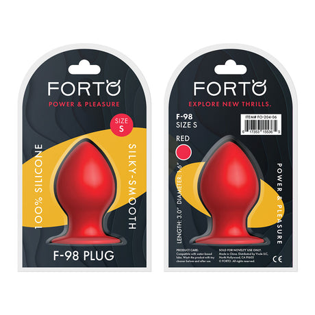 FORTO F-98 Cone Red Small Intimates Adult Boutique