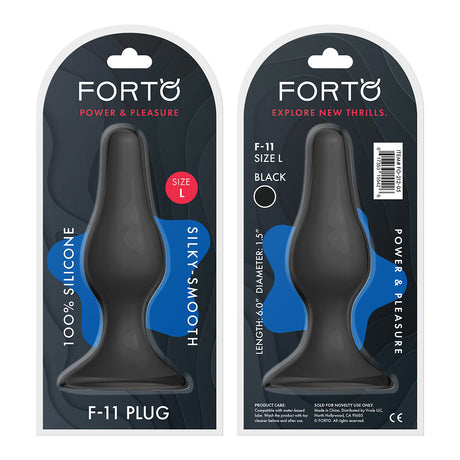 FORTO F-11 Lungo Black Large Intimates Adult Boutique