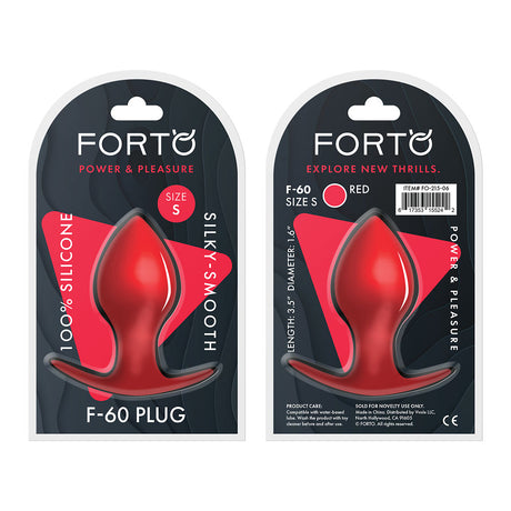 FORTO F-60 Spade Red Small Intimates Adult Boutique