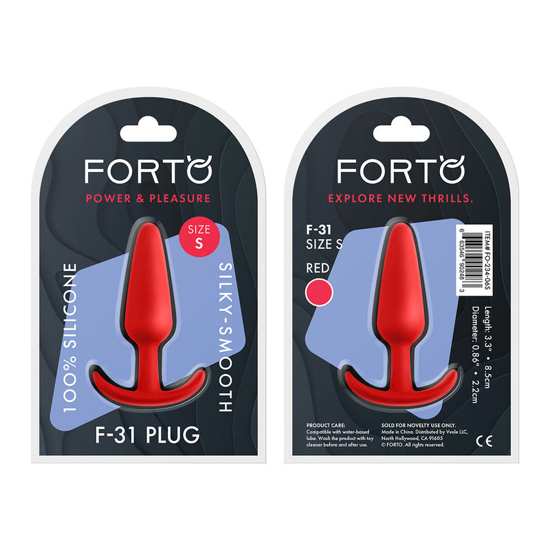 FORTO F-31 Plug Red Small