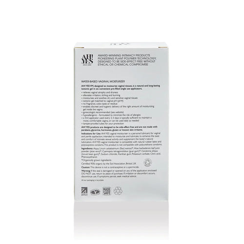 AH! YES VM 6-pack of  Vaginal Moisturizer Single Use Applicators .17oz