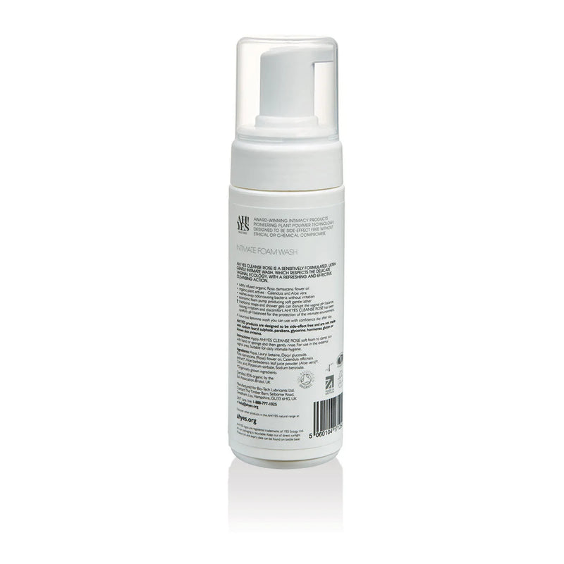 AH! YES CLEANSE Rose Scented Intimate Foaming Wash 5.1oz