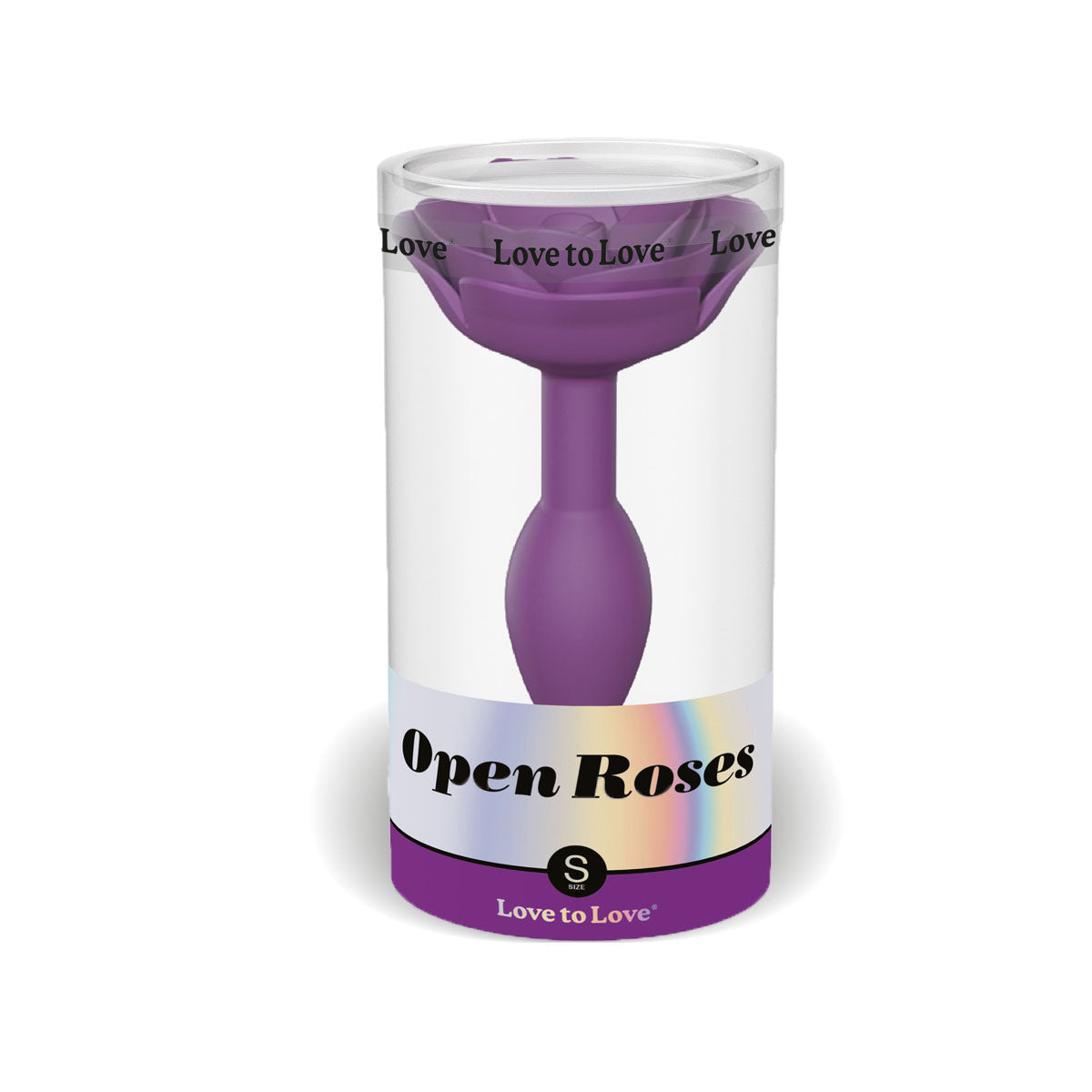 Open Roses by Love to Love Plug Small - Purple Rain Intimates Adult Boutique