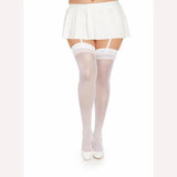Sheer Thigh High White Q/s Intimates Adult Boutique