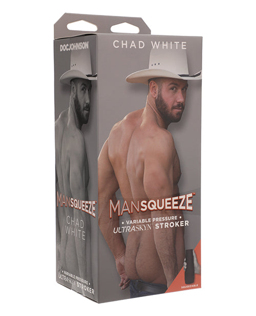 Man Squeeze Chad White Ass Ultraskyn Male Stroker - Sextoys for Men