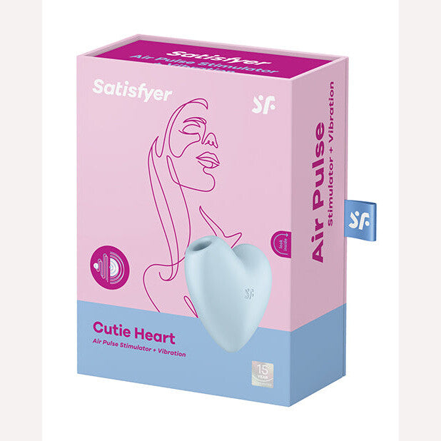 Satisfyer Cutie Heart Blue Intimates Adult Boutique