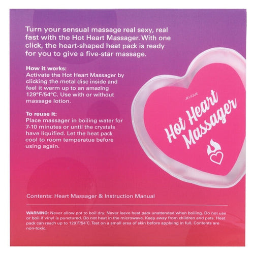Hot Heart Warmer Massager Pink