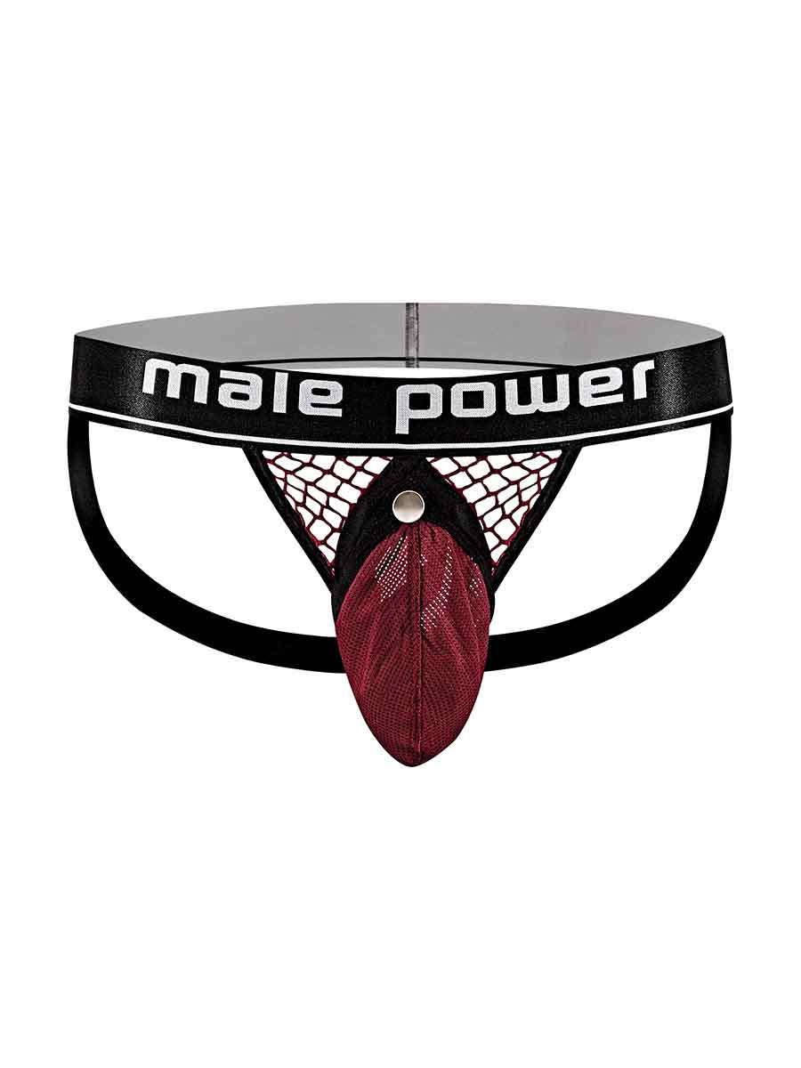 Cock Pit Cock Ring Jock Burgundy L/XL Intimates Adult Boutique