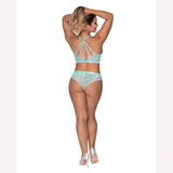 Seabreeze Strappy Back Cami & Short Set Turquoise L/xl Intimates Adult Boutique