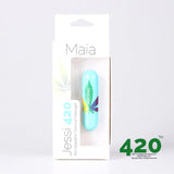 Jessi 420 10 Function Mini Rechargeable Bullet Teal