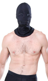 Fetish Fantasy Black Zipper Face Hood