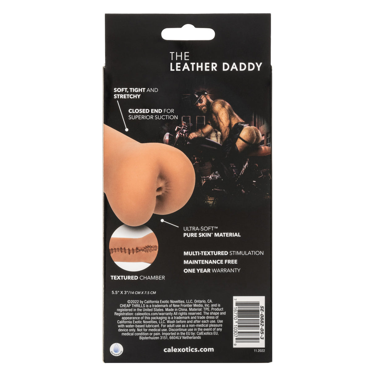 The Leather Daddy Male Masturbator  Intimates Adult Boutique