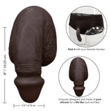 Packer Gear Black Packing Penis 4in Silicone Intimates Adult Boutique