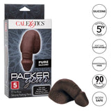 Packer Gear 5in Silicone Penis Black Intimates Adult Boutique