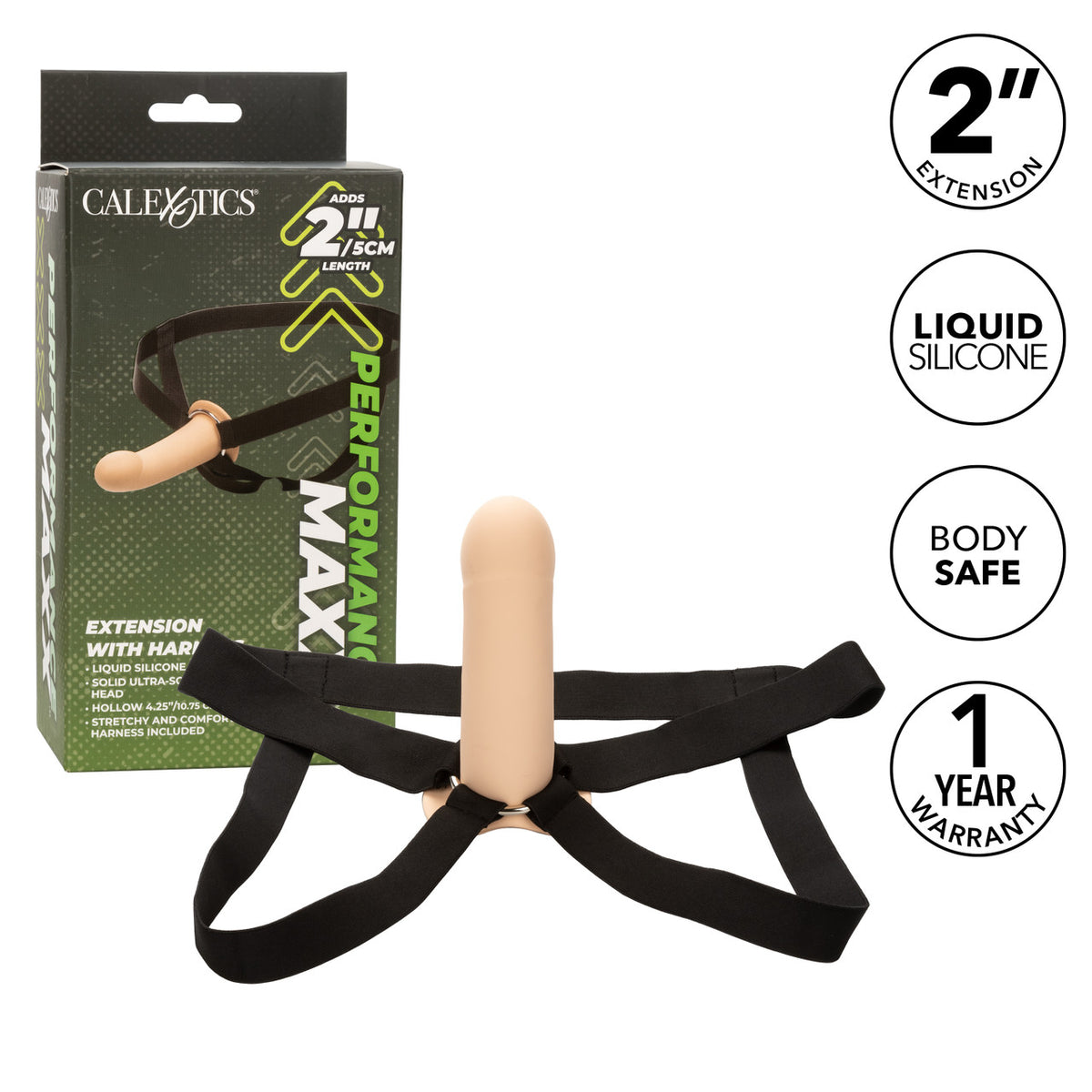 Ivory Extensions Performance Maxx Penis Extension & Harness - Ivory | Sextoys for Men ...