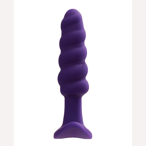 Vedo Twist Rechargeable Anal Plug Deep Purple