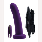 Vedo Strapped Rechargeable Strap On Deep Purple