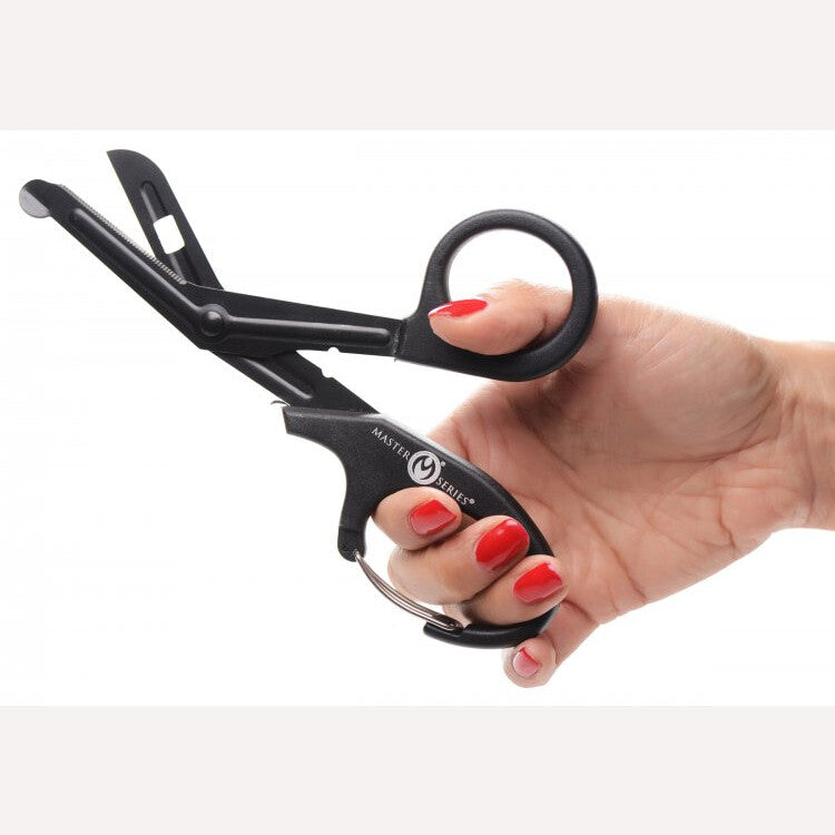Master Series Snip Heavy Duty Bondage Scissors W/ Clip Intimates Adult Boutique