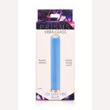 Prisms Vibra-glass 10x Mini Vibe Blue Intimates Adult Boutique