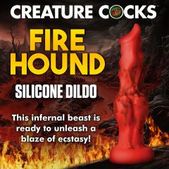 Creature Cocks Fire Hound Silicone Dildo Medium