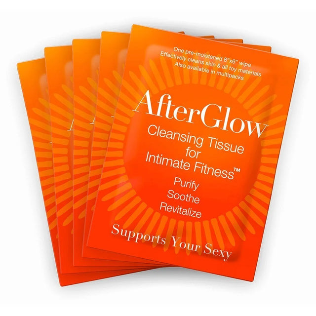 Afterglow Singles Cleansing Tissue Intimates Adult Boutique