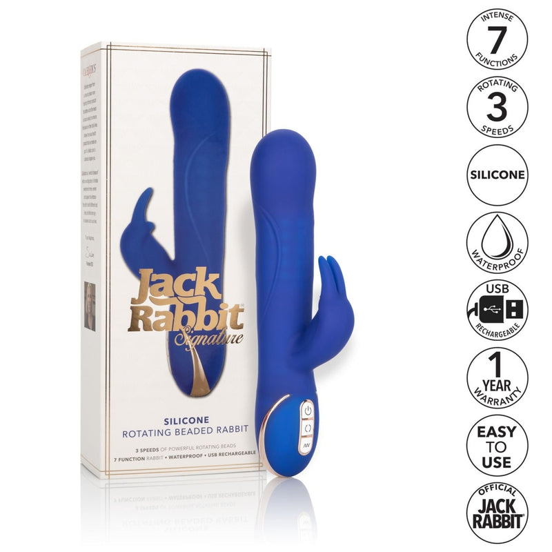 Jack Rabbit Signature Silicone Rotating Beaded Rabbit