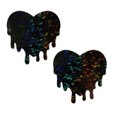 Pastease Melted Hearts - Black Intimates Adult Boutique