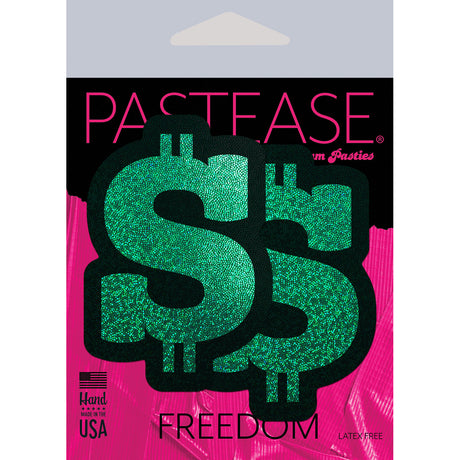 Pastease Glitter Green Dollar Signs Intimates Adult Boutique