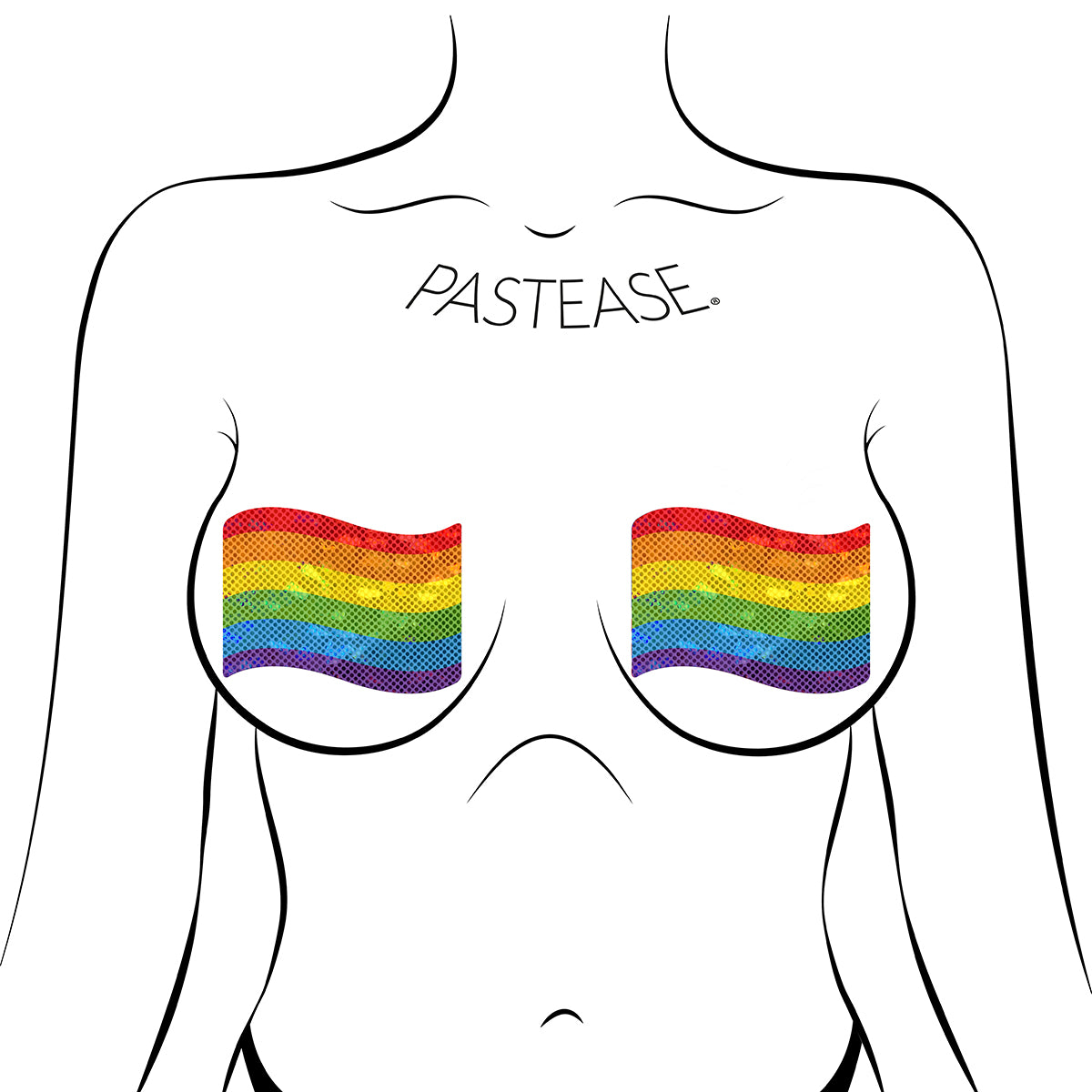 Pastease Rainbow Flags Intimates Adult Boutique