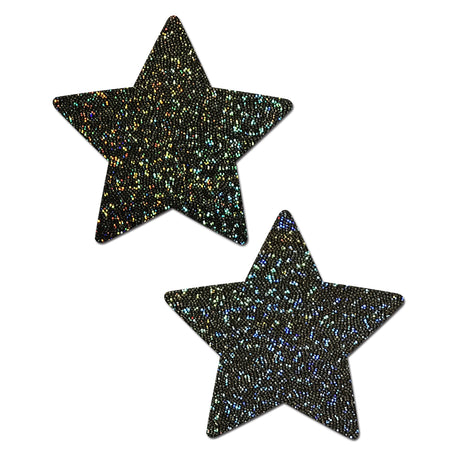 Pastease Stars Black Glitter Intimates Adult Boutique