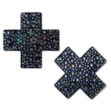 Pastease Crystal Crosses Black Intimates Adult Boutique